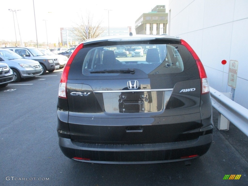 2014 CR-V LX AWD - Kona Coffee Metallic / Black photo #4