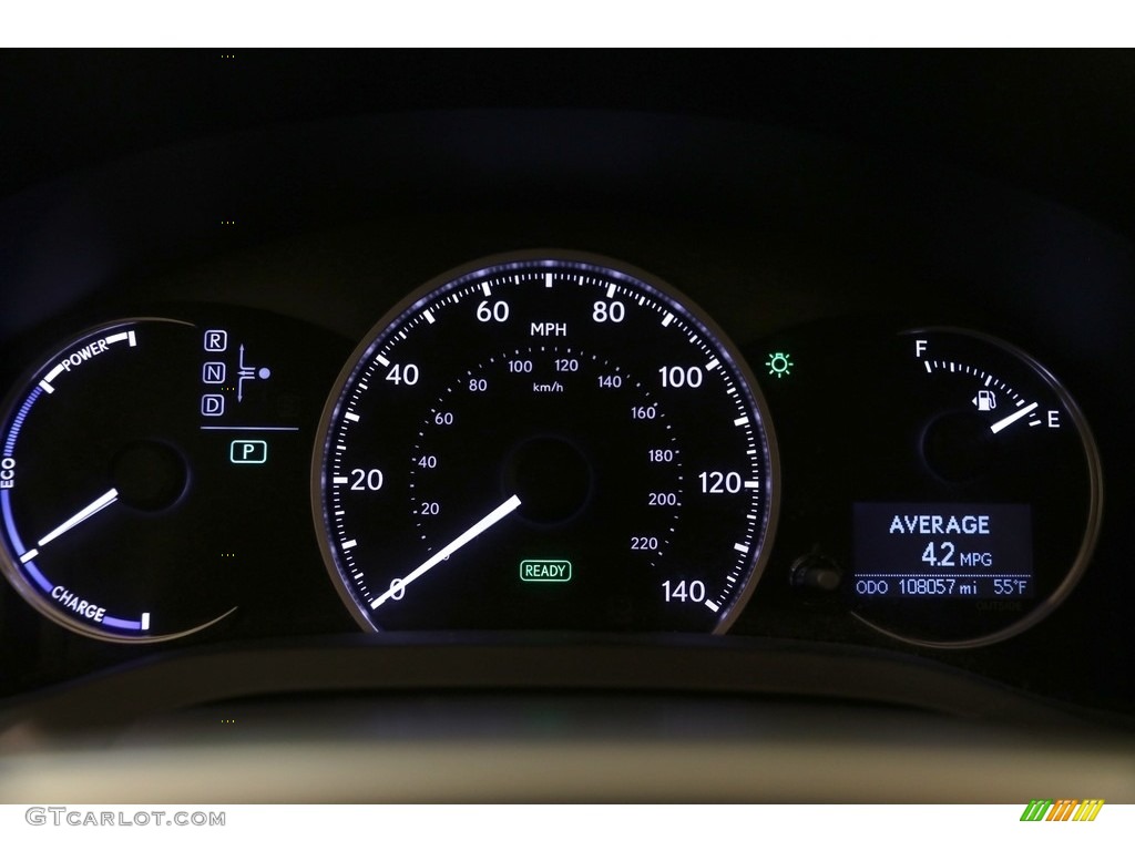 2012 CT 200h Hybrid Premium - Obsidian Black / Black photo #9