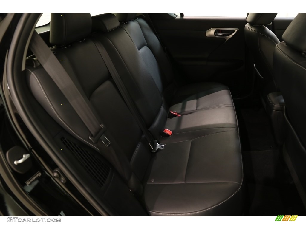 2012 CT 200h Hybrid Premium - Obsidian Black / Black photo #25