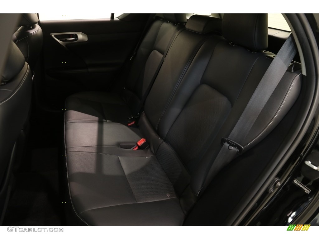 2012 CT 200h Hybrid Premium - Obsidian Black / Black photo #26