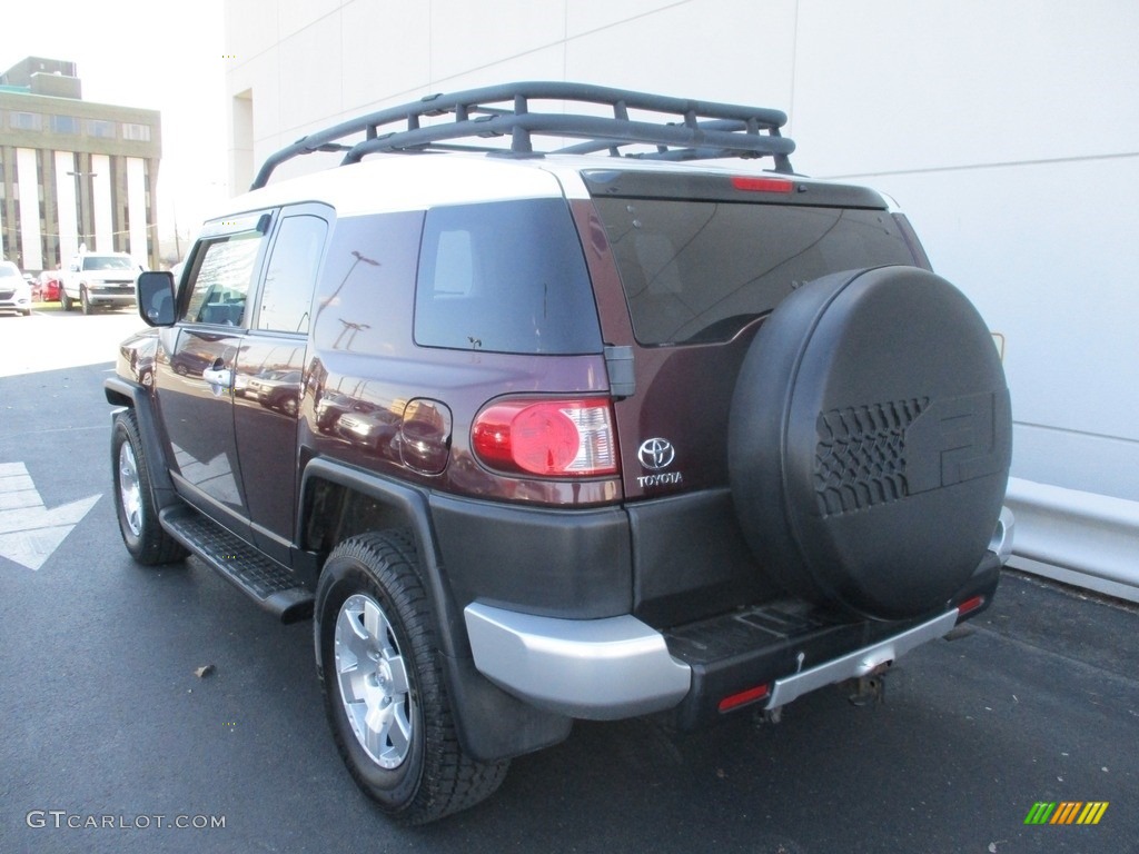 2007 FJ Cruiser 4WD - Black Cherry Pearl / Dark Charcoal photo #3