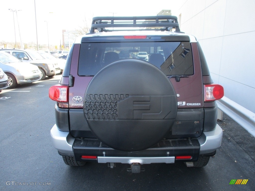 2007 FJ Cruiser 4WD - Black Cherry Pearl / Dark Charcoal photo #4