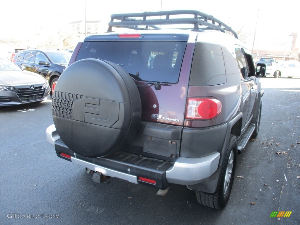 2007 FJ Cruiser 4WD - Black Cherry Pearl / Dark Charcoal photo #5