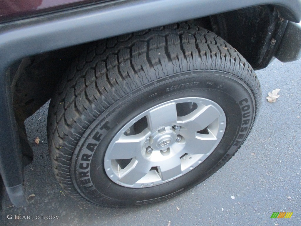 2007 FJ Cruiser 4WD - Black Cherry Pearl / Dark Charcoal photo #6