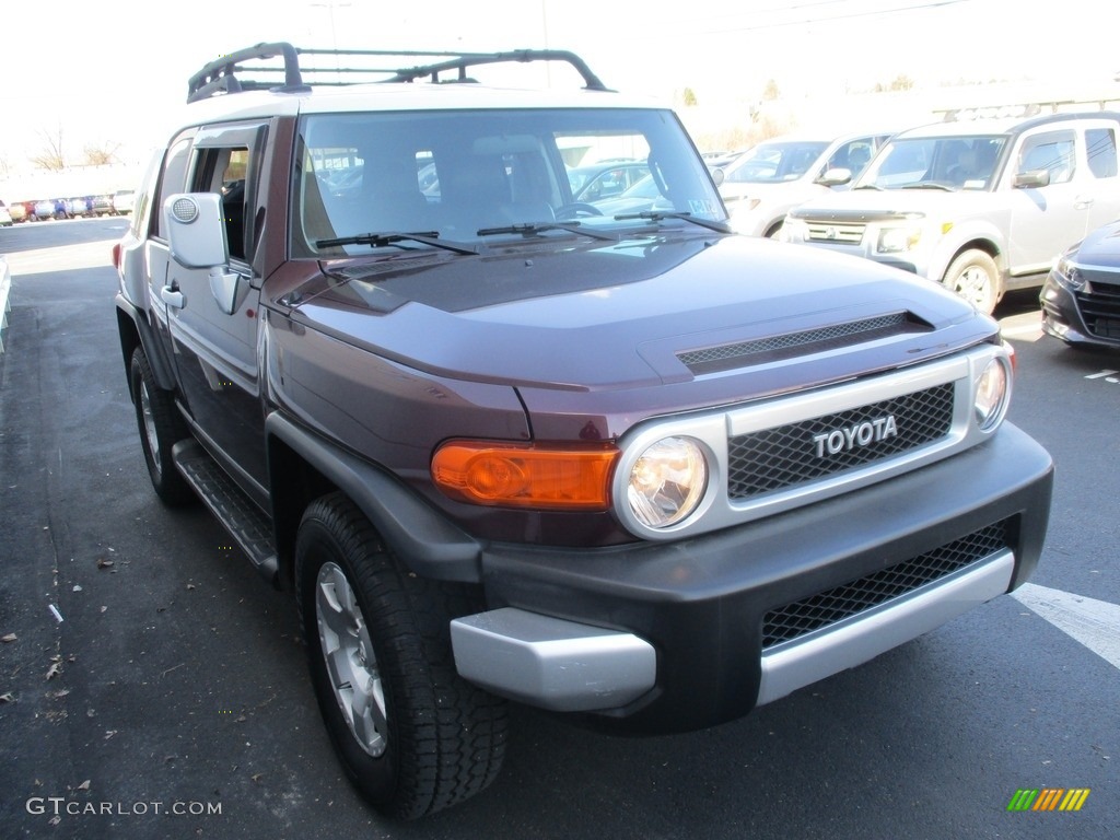 2007 FJ Cruiser 4WD - Black Cherry Pearl / Dark Charcoal photo #7