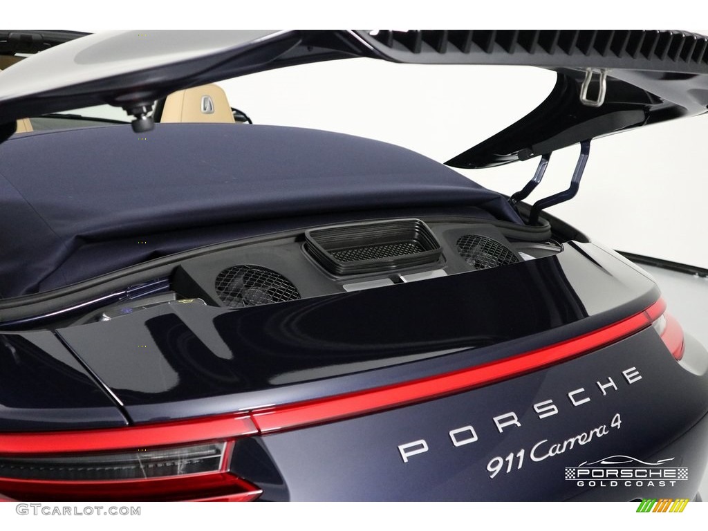 2018 911 Carrera 4 Cabriolet - Night Blue Metallic / Black/Luxor Beige photo #8