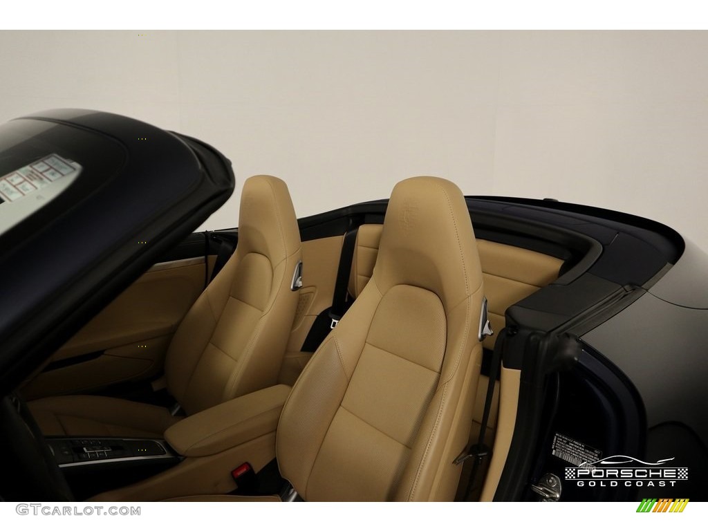 2018 911 Carrera 4 Cabriolet - Night Blue Metallic / Black/Luxor Beige photo #13