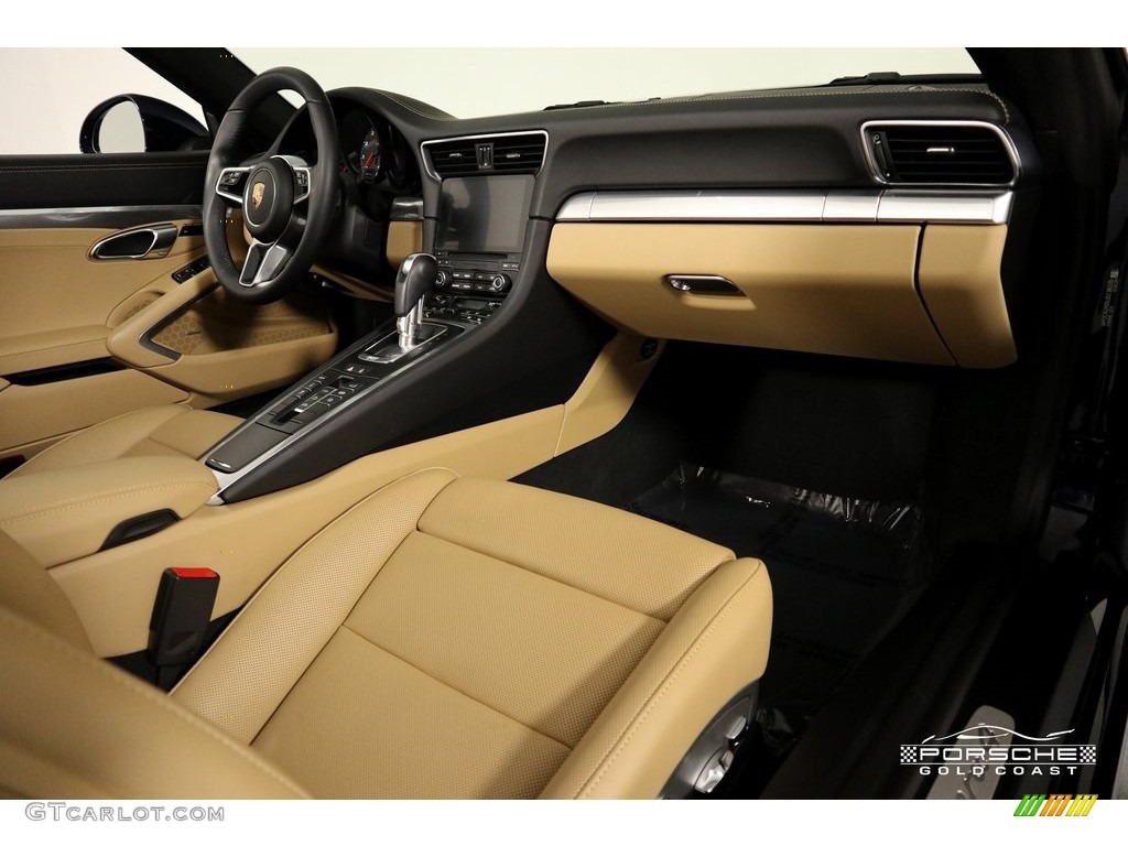 2018 911 Carrera 4 Cabriolet - Night Blue Metallic / Black/Luxor Beige photo #23