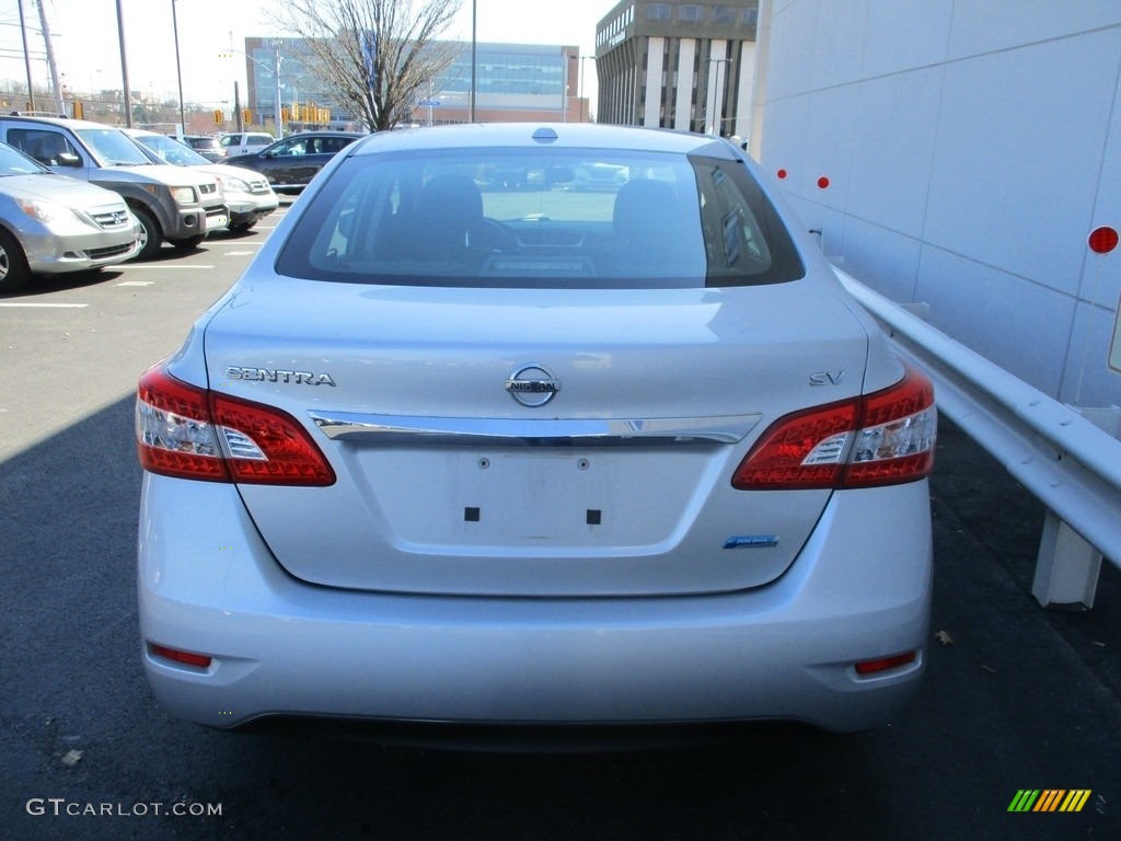 2014 Sentra S - Brilliant Silver / Charcoal photo #4