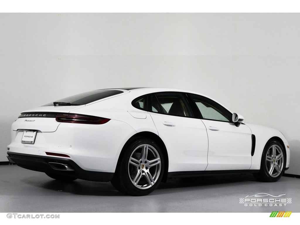 2019 Panamera 4 - White / Black/Luxor Beige photo #9