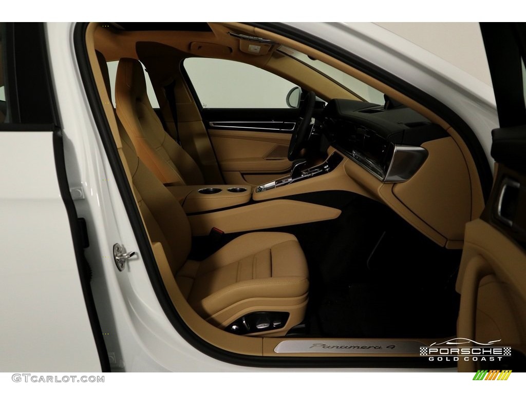 2019 Panamera 4 - White / Black/Luxor Beige photo #22