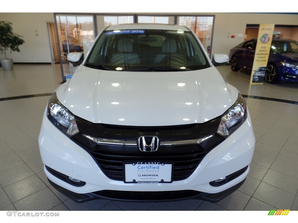 2016 HR-V EX AWD - White Orchid Pearl / Gray photo #2