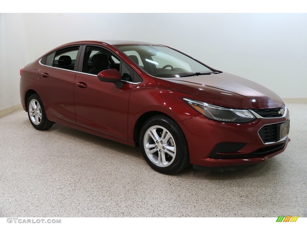 2016 Cruze LT Sedan - Siren Red Tintcoat / Jet Black photo #1