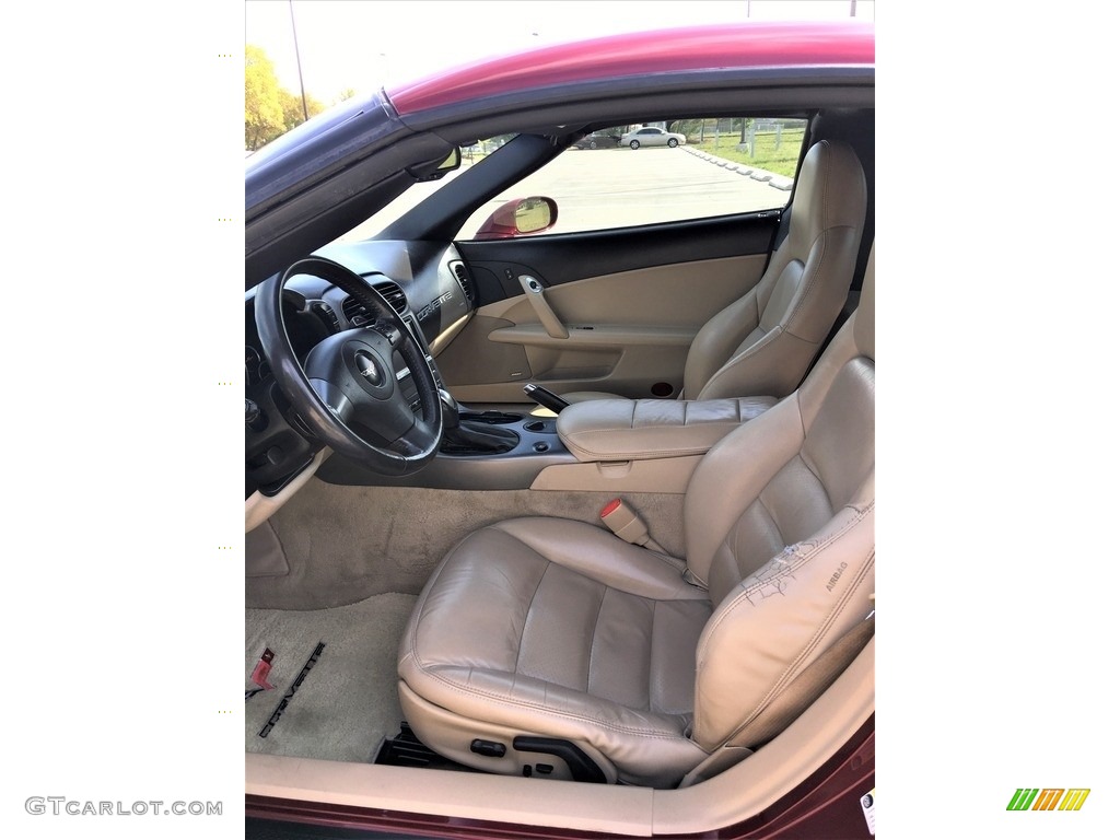 2007 Corvette Coupe - Monterey Red Metallic / Cashmere photo #3