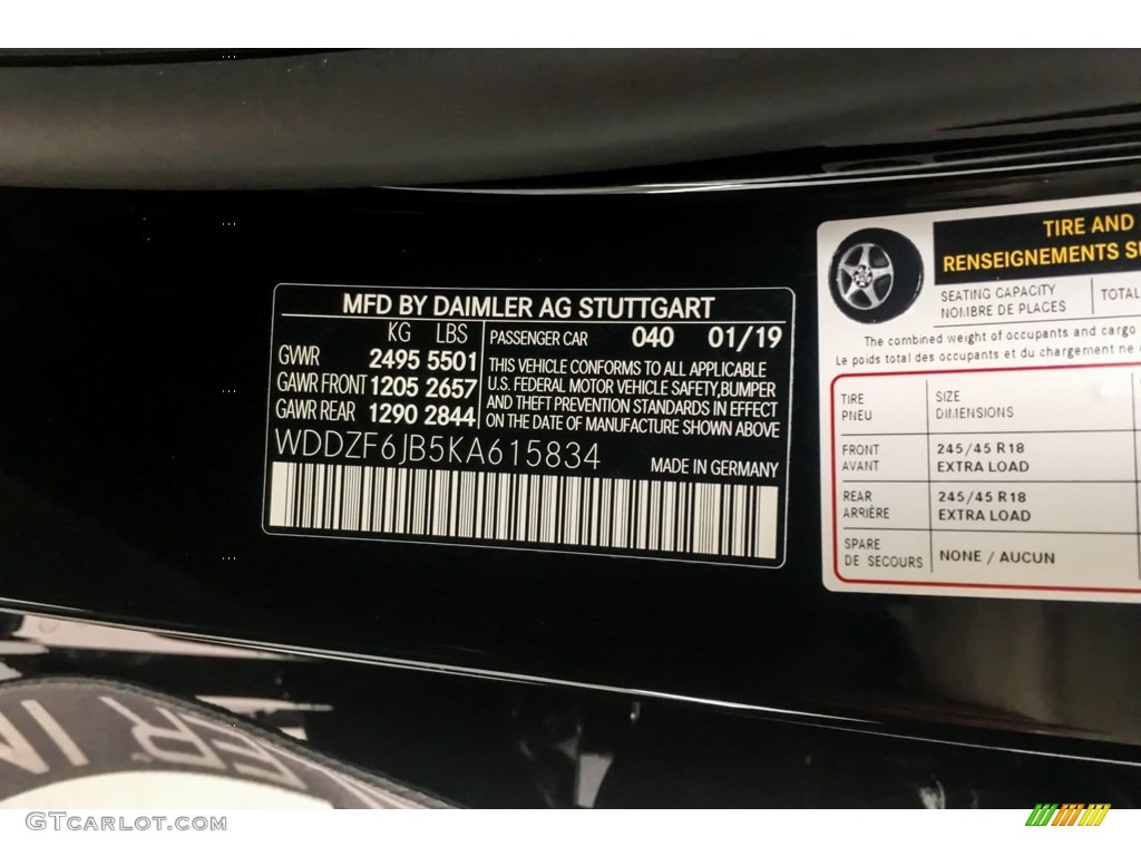 2019 E 450 4Matic Sedan - Black / Black photo #11