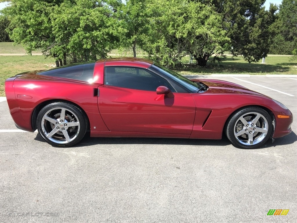 2007 Corvette Coupe - Monterey Red Metallic / Cashmere photo #14
