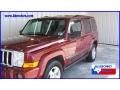 Red Rock Crystal Pearl 2008 Jeep Commander Sport