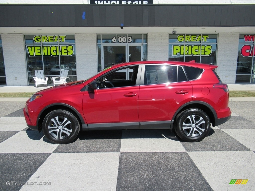 2017 RAV4 LE - Barcelona Red Metallic / Black photo #1