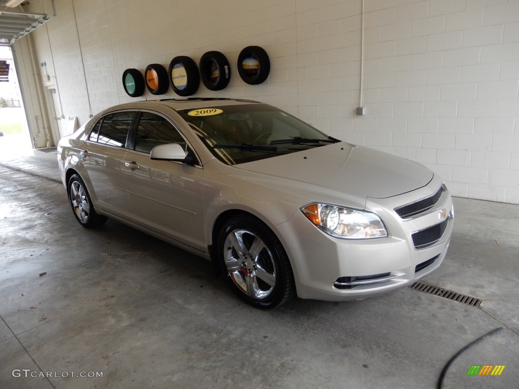 2009 Malibu LT Sedan - Gold Mist Metallic / Cocoa/Cashmere photo #1