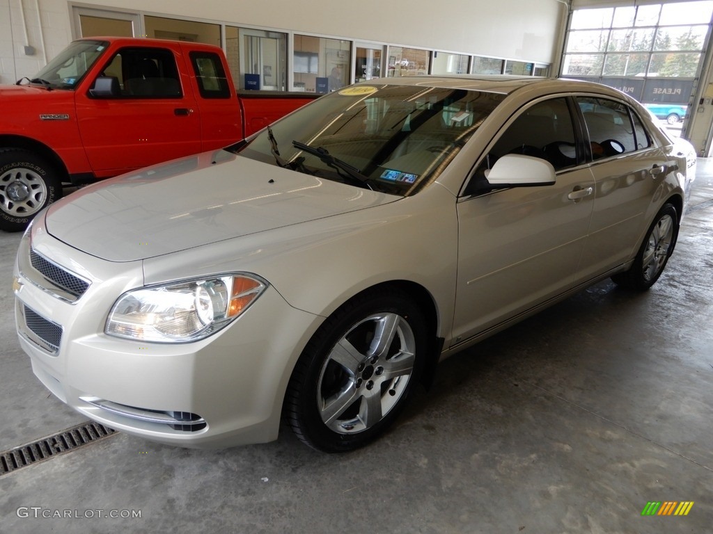 2009 Malibu LT Sedan - Gold Mist Metallic / Cocoa/Cashmere photo #8