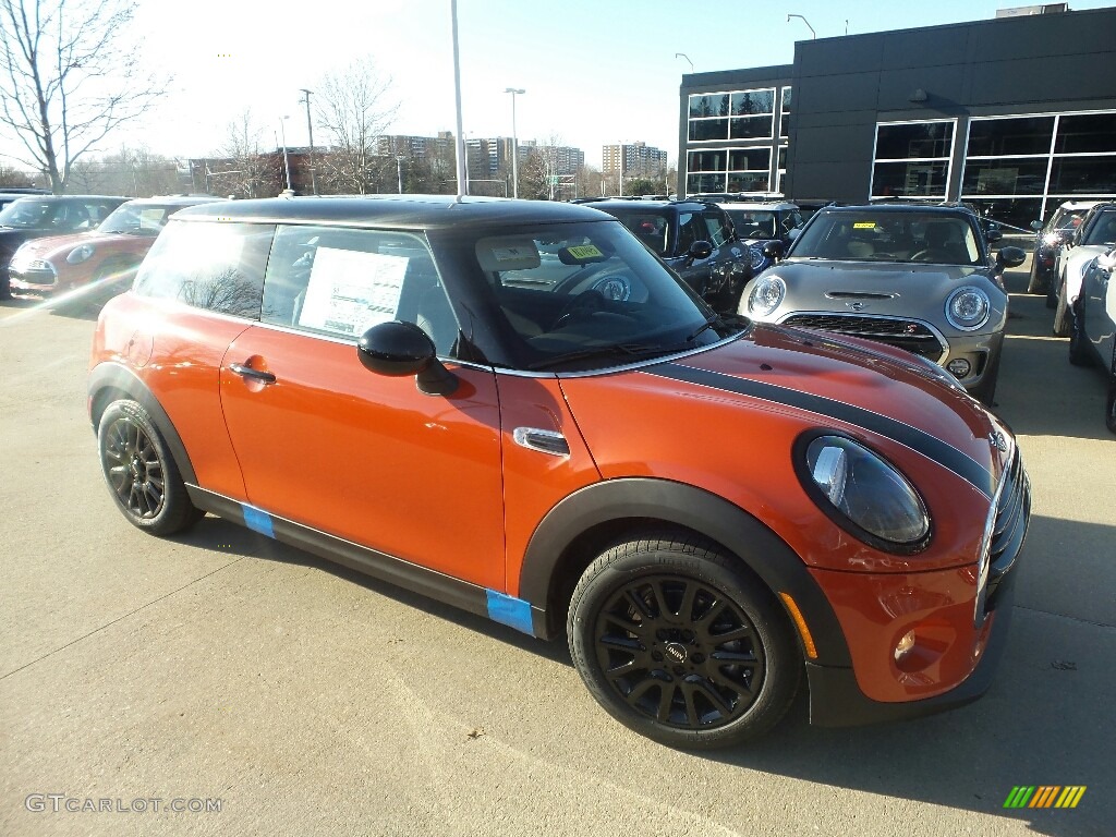 2019 Hardtop Cooper 2 Door - Solaris Orange / Carbon Black photo #1