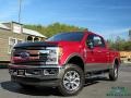 2019 Ruby Red Ford F250 Super Duty Lariat Crew Cab 4x4  photo #1