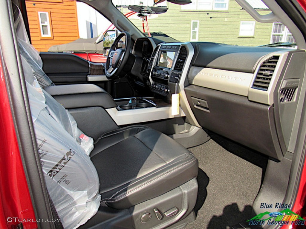 2019 F250 Super Duty Lariat Crew Cab 4x4 - Ruby Red / Black photo #11
