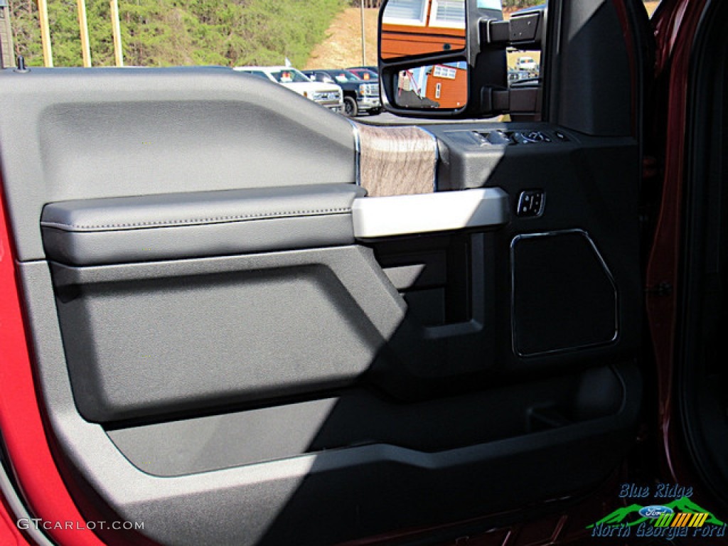 2019 F250 Super Duty Lariat Crew Cab 4x4 - Ruby Red / Black photo #32