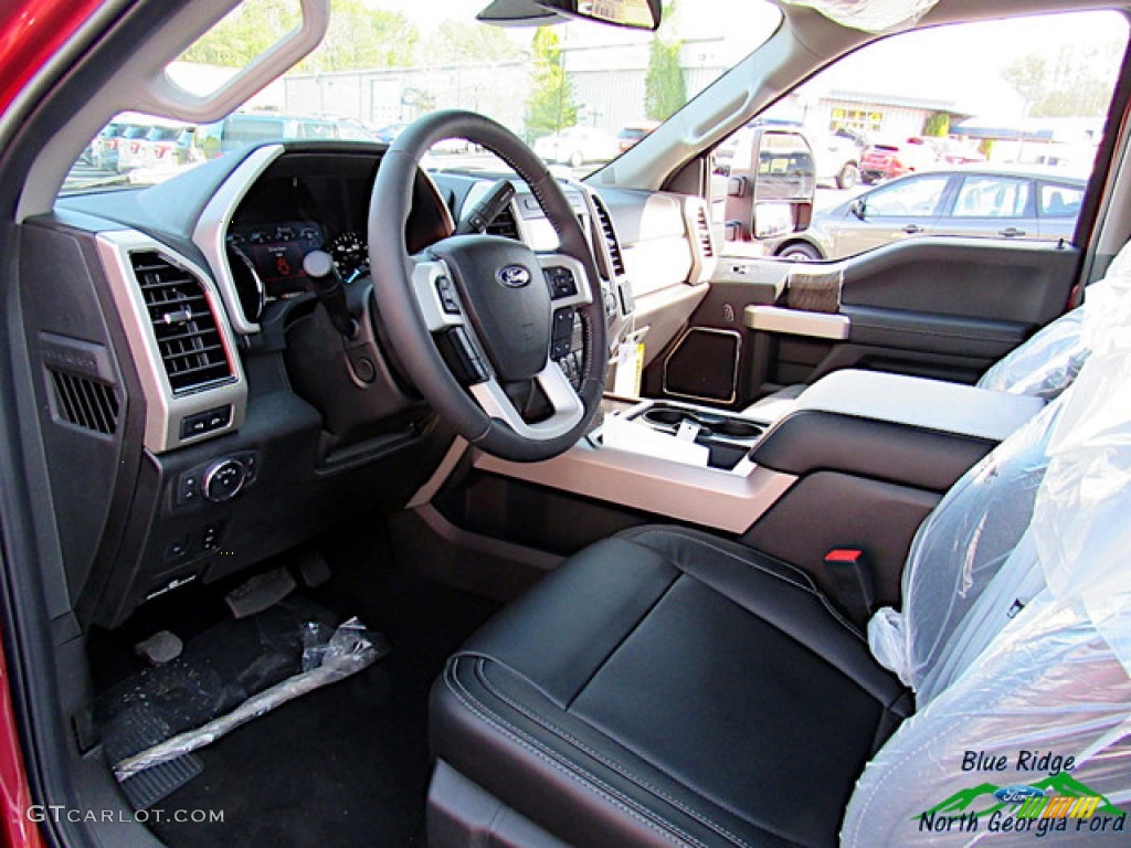 2019 F250 Super Duty Lariat Crew Cab 4x4 - Ruby Red / Black photo #33