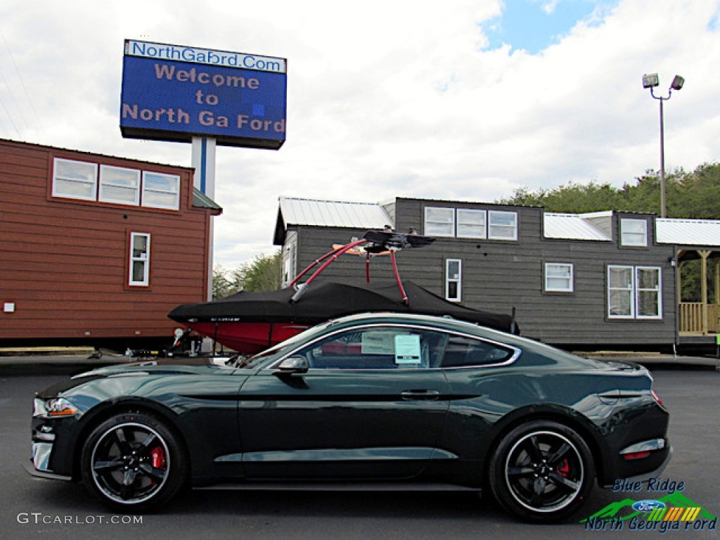 2019 Mustang Bullitt - Dark Highland Green / Ebony photo #2