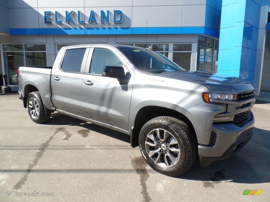2019 Silverado 1500 RST Crew Cab 4WD - Satin Steel Metallic / Jet Black photo #5