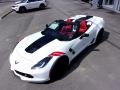 Arctic White 2019 Chevrolet Corvette Grand Sport Convertible Exterior