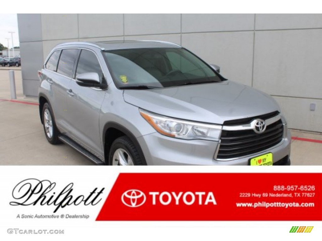 2015 Silver Sky Metallic Toyota Highlander Limited 132678669 Photo 13