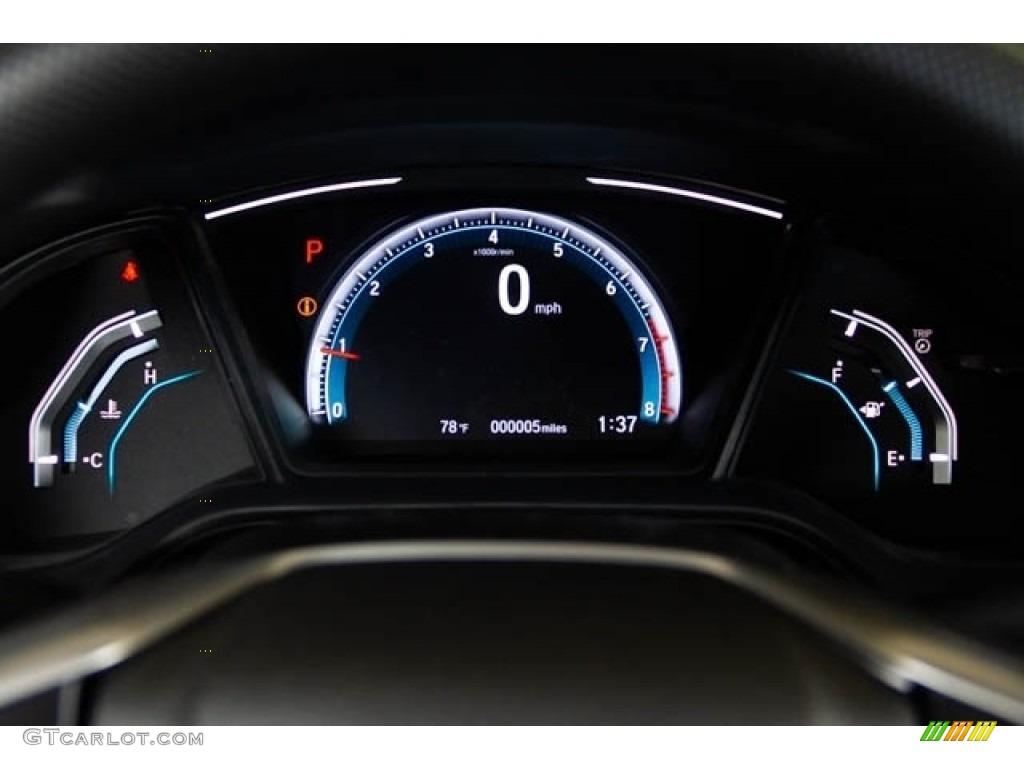 2019 Civic LX Sedan - Modern Steel Metallic / Gray photo #19