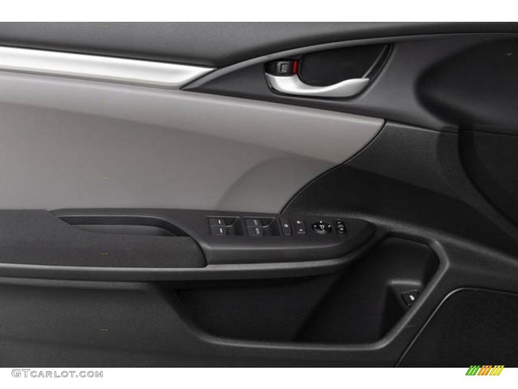 2019 Civic LX Sedan - Modern Steel Metallic / Gray photo #32