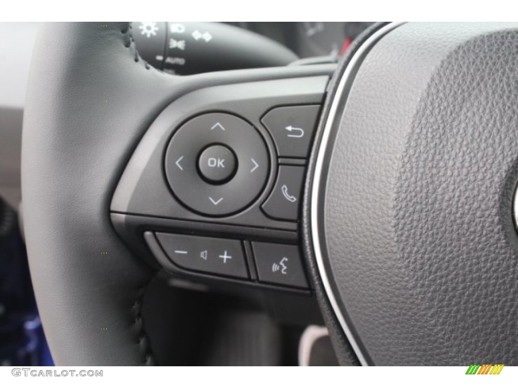 2020 Toyota Corolla SE Black Steering Wheel Photo #132701400