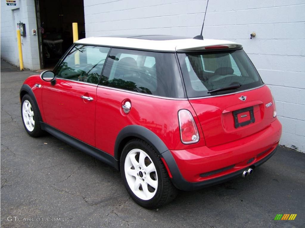 2005 Cooper S Hardtop - Chili Red / Space Grey/Panther Black photo #6