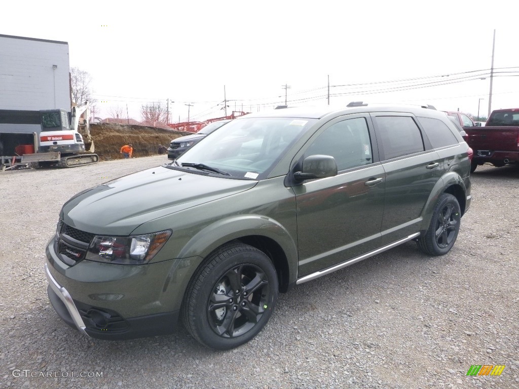 Olive Green Pearl 2019 Dodge Journey Crossroad AWD Exterior Photo #132703113