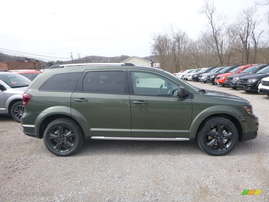 Olive Green Pearl 2019 Dodge Journey Crossroad AWD Exterior Photo #132703149