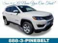 2019 White Jeep Compass Latitude 4x4  photo #1