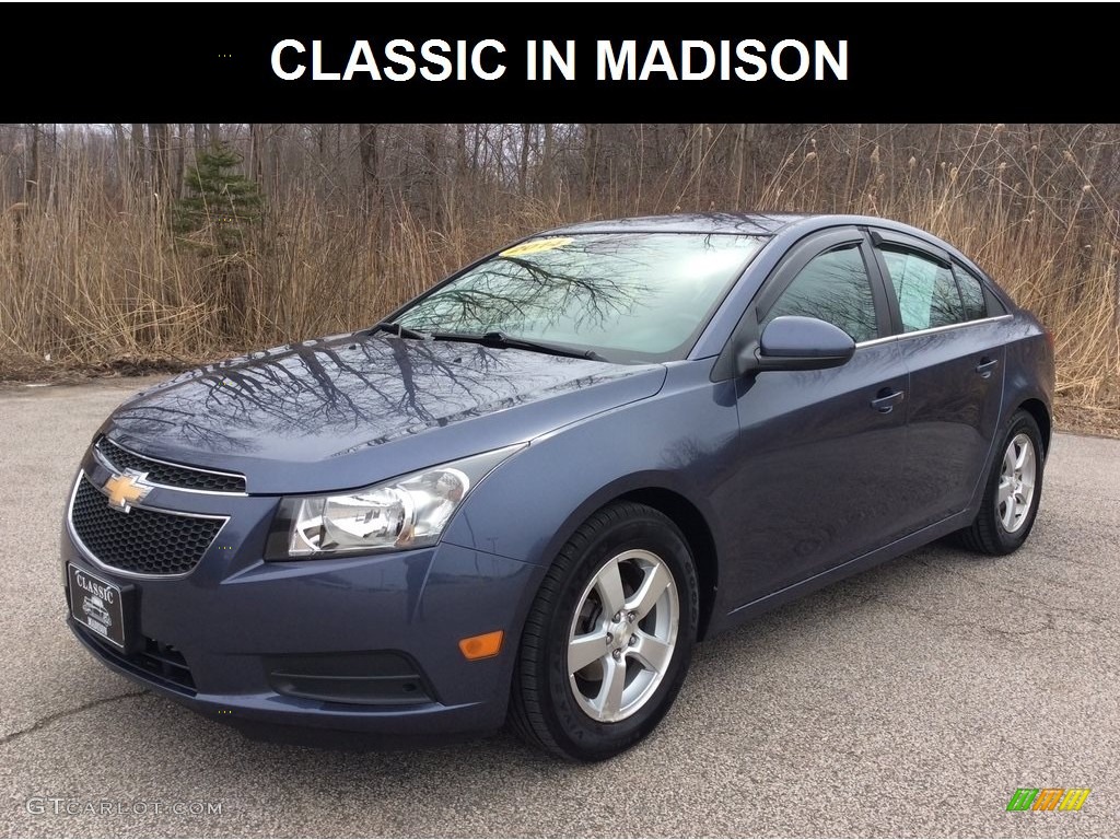 2014 Cruze LT - Atlantis Blue Metallic / Medium Titanium photo #1