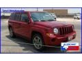 2009 Inferno Red Crystal Pearl Jeep Patriot Sport  photo #2