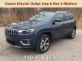 2019 Blue Shade Pearl Jeep Cherokee Limited 4x4  photo #1