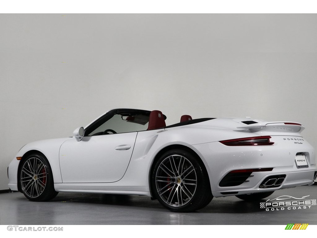 2019 911 Turbo Coupe - White / Bordeaux Red photo #4