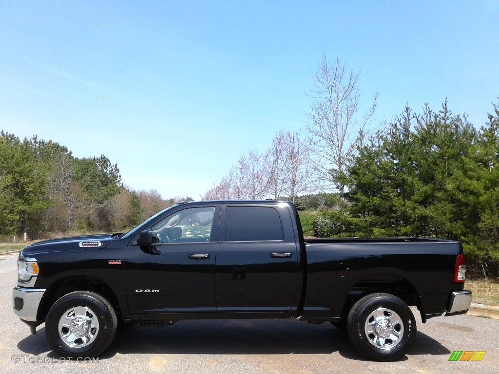 Diamond Black Crystal Pearl 2019 Ram 2500 Tradesman Crew Cab 4x4 Exterior Photo #132711733