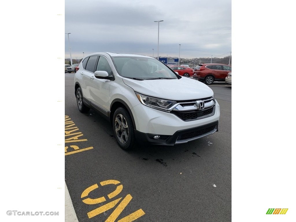 2019 CR-V EX-L AWD - Platinum White Pearl / Black photo #4