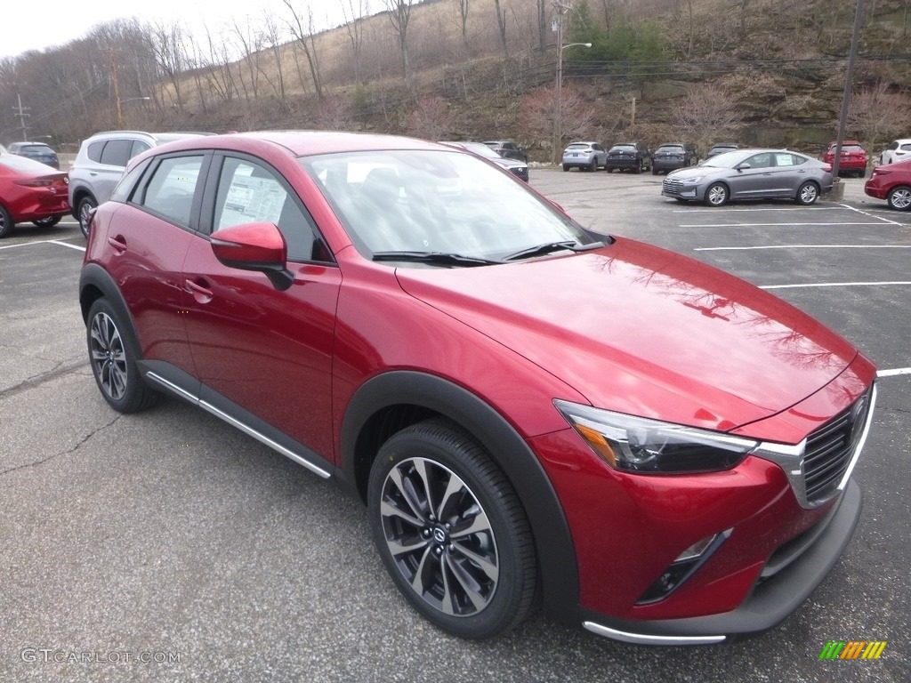 Soul Red Metallic 2019 Mazda CX-3 Grand Touring AWD Exterior Photo #132713014