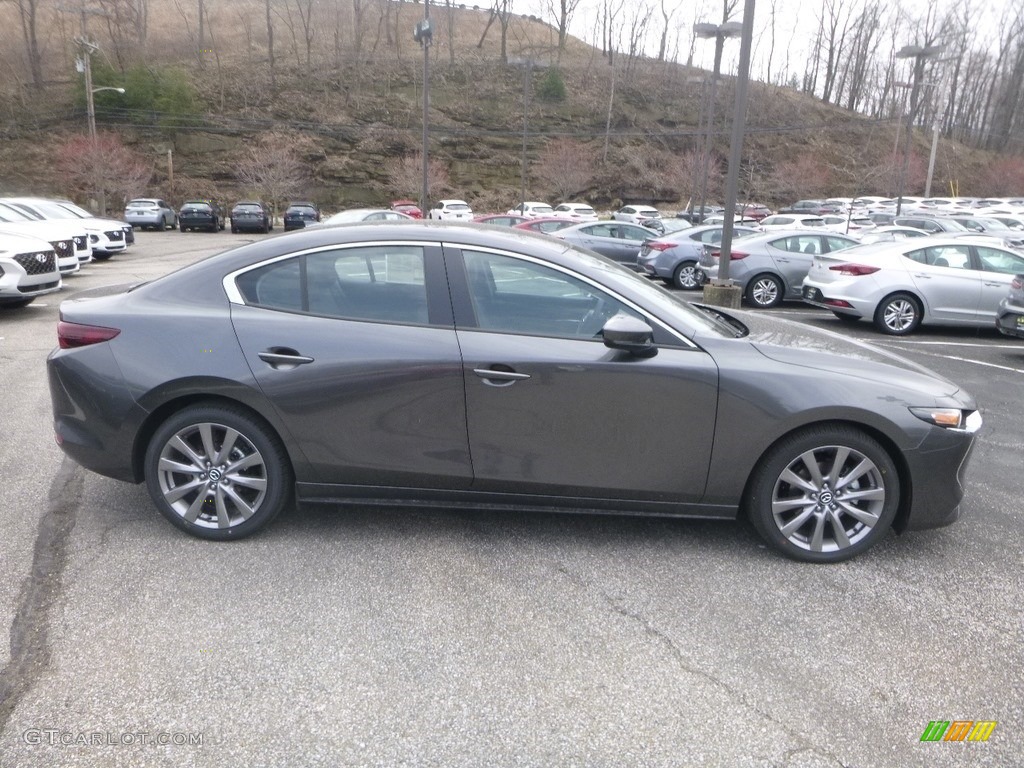 Machine Gray Metallic 2019 Mazda MAZDA3 Preferred Sedan AWD Exterior Photo #132713656