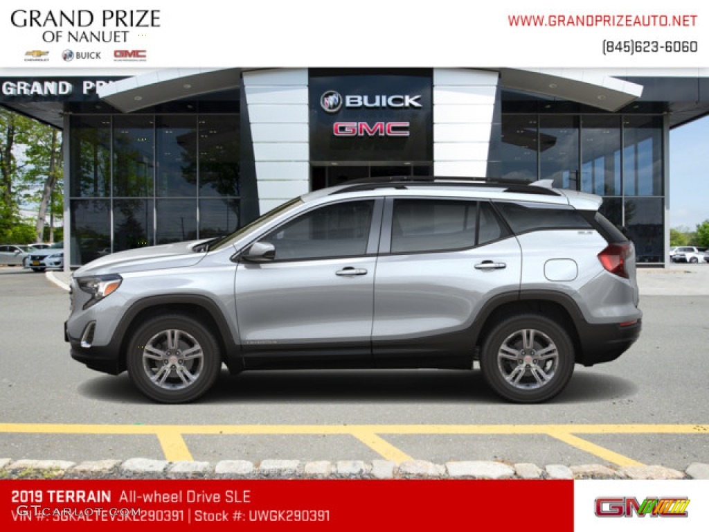 2019 Terrain SLE AWD - Quicksilver Metallic / Jet Black photo #2