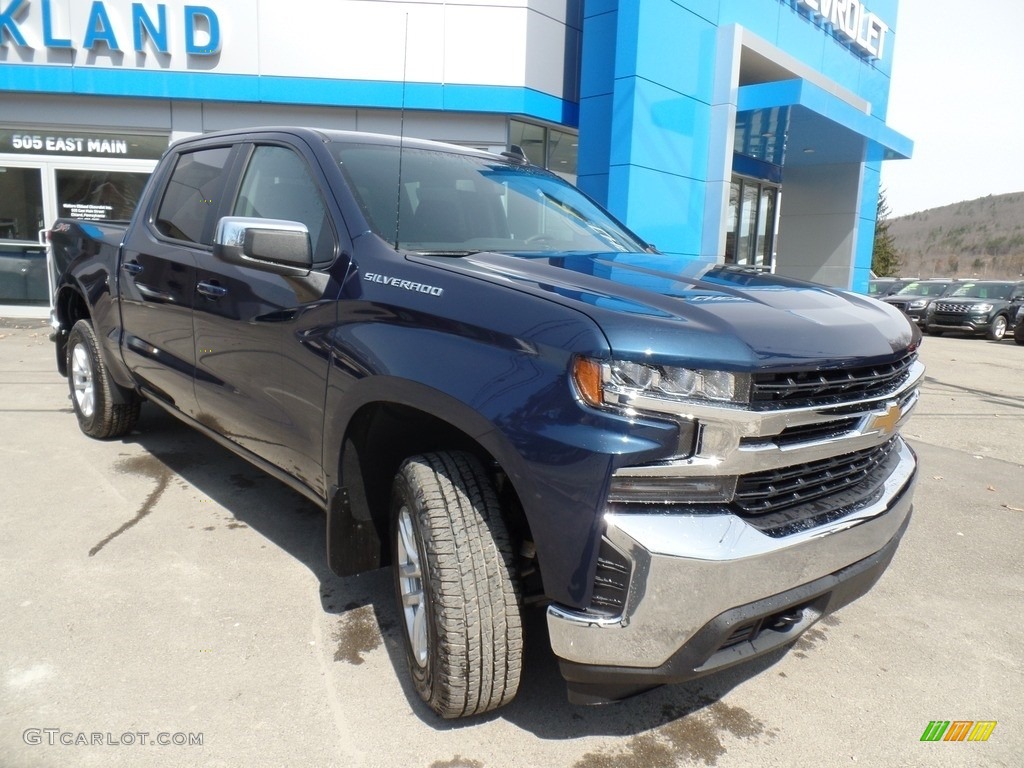 2019 Silverado 1500 LT Crew Cab 4WD - Northsky Blue Metallic / Jet Black photo #3